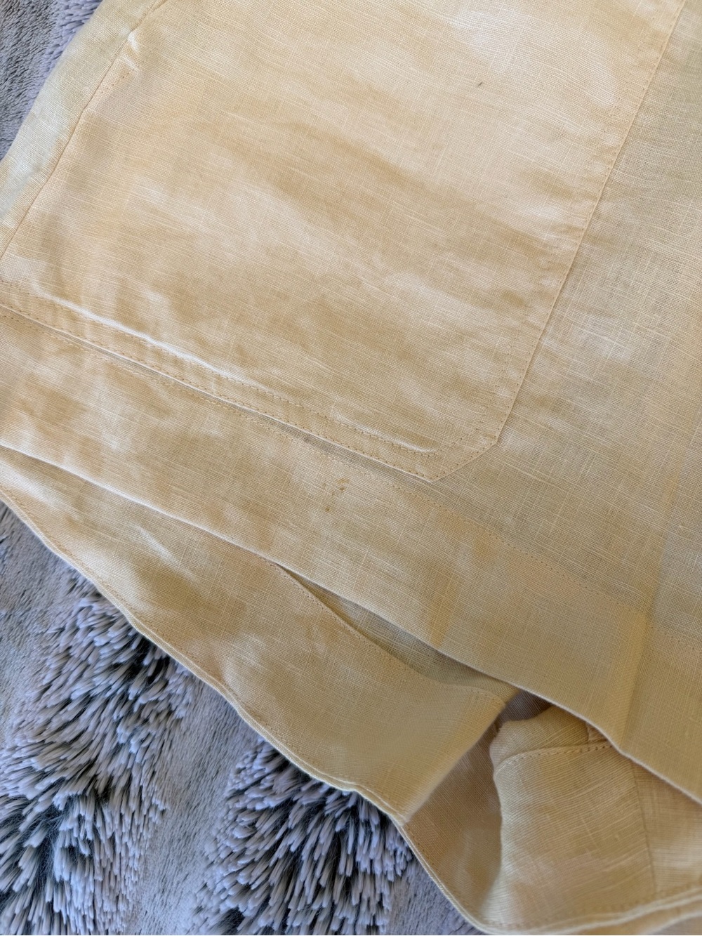 A.L.C. Cream Summer Shorts - Picture 5 of 6